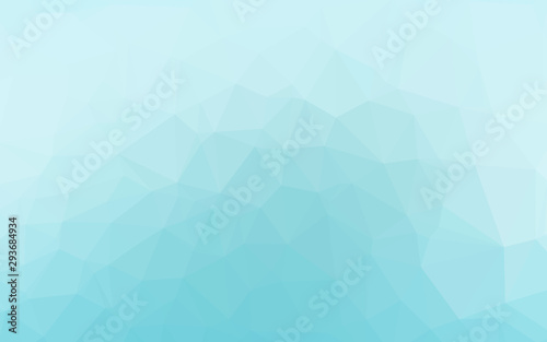 Light BLUE vector polygon abstract layout. A completely new color illustration in a vague style. Elegant pattern for a brand book.