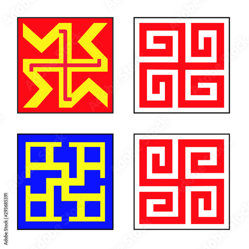 swastika pattern collection 9
