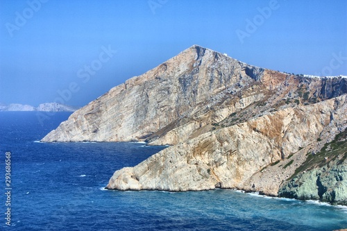 Folegandros cliffs