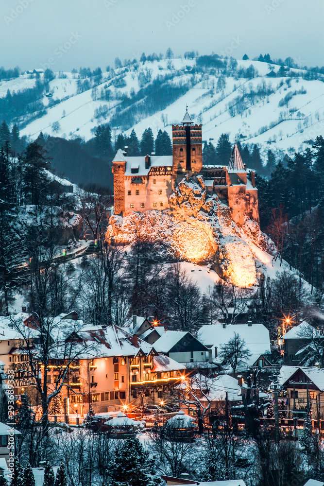 Fotografie bran or Dracula castle in Romania