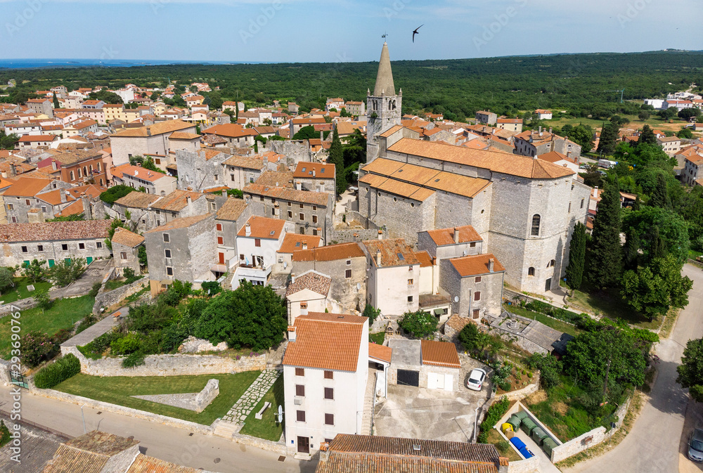 Bale, a small stone town in Istria, Croatia