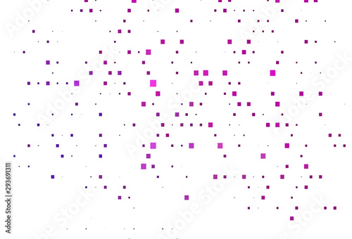 Light Purple  Pink vector pattern in square style.