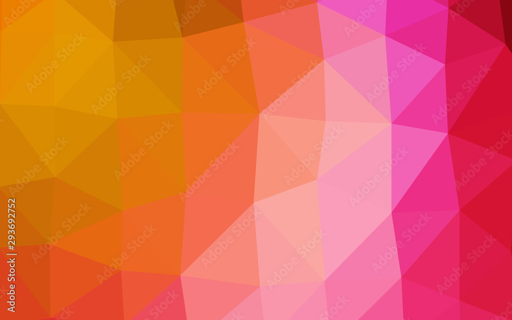 Dark Pink, Yellow vector polygonal background. A sample with polygonal shapes. Completely new template for your business design. Dark Pink, Yellow vector polygonal background. A sample with polygonal shapes. Completely new template for your business design.