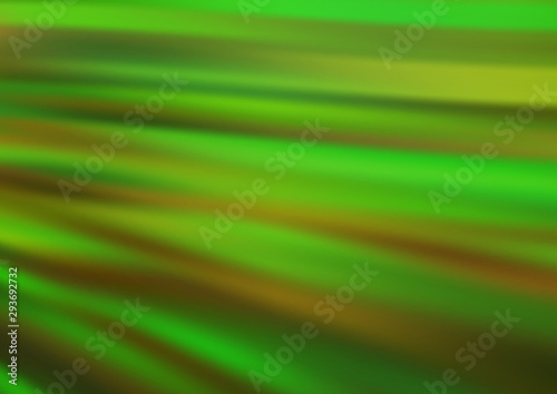 Light Green vector background with abstract lines. A vague circumflex abstract illustration with gradient. Pattern for your business design.