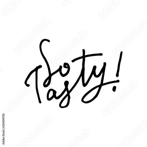 Text lettering scandinavian style. Design for print card, prints, tee, cafe, sticker etc