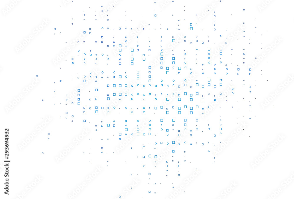 Light BLUE vector template with square style. Light BLUE vector template with square style.
