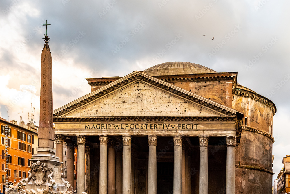 Pantheon - former roman church in Rome, Italy