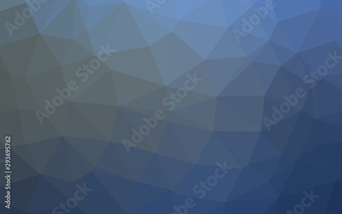 Light BLUE vector polygonal template. Glitter abstract illustration with an elegant design. Completely new design for your business.