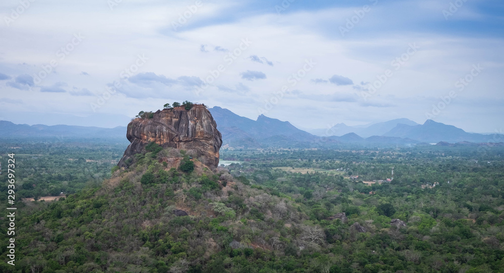 Beautiful vew from Sigiriya Lion Rock, Sri Lanka.