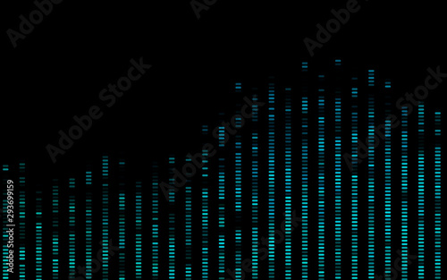Dark BLUE vector pattern with narrow lines. Glitter abstract illustration with colored sticks. Pattern for business booklets, leaflets.
