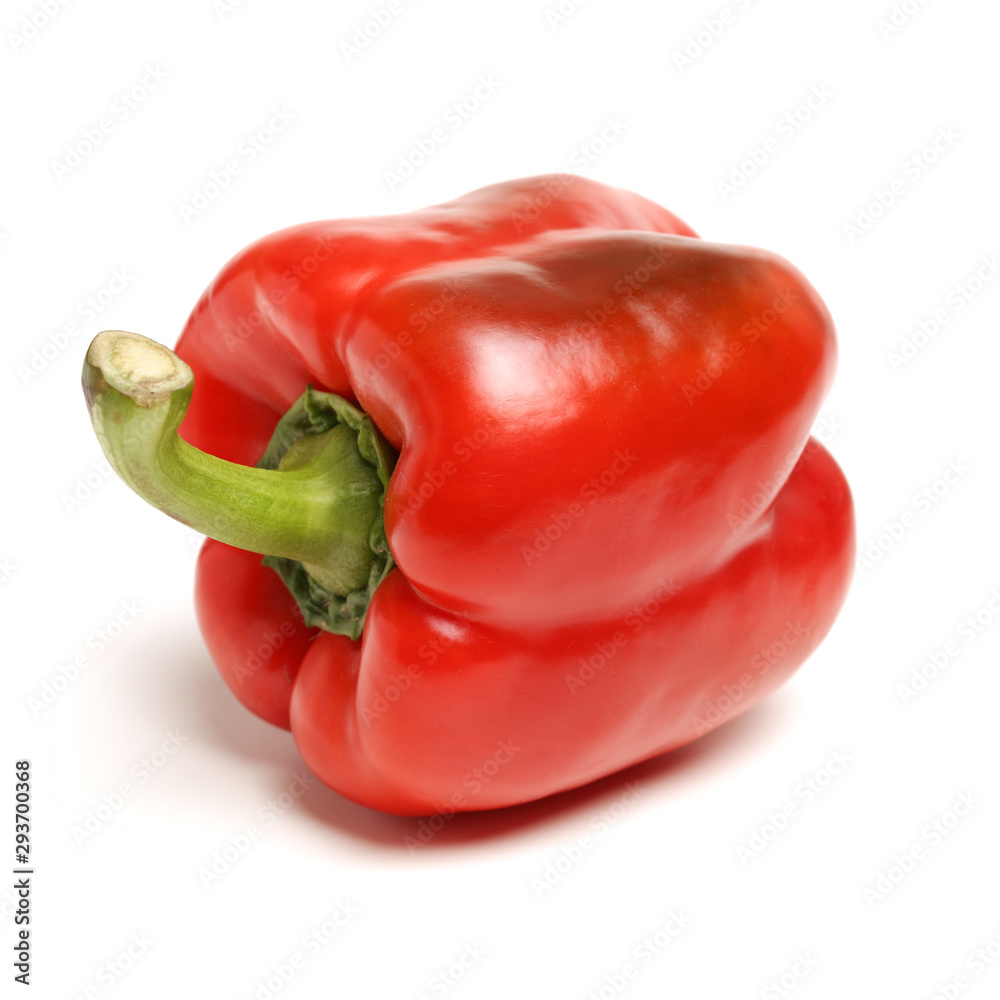fresh bell pepper (capsicum) on white background fresh bell pepper (capsicum) on white background