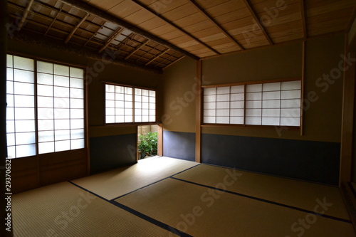 Tea house interior of Japanese Tea Ceremony