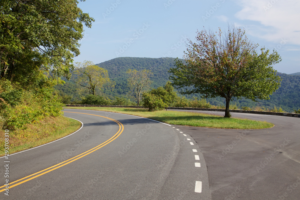 Fototapeta premium Skyline Drive USA 