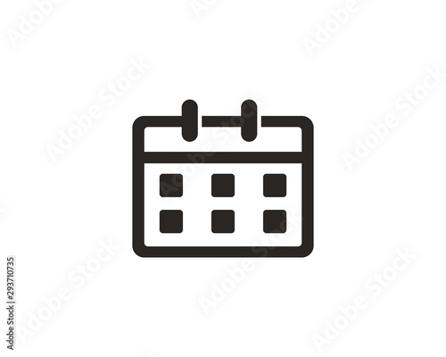 Calendar icon symbol vector