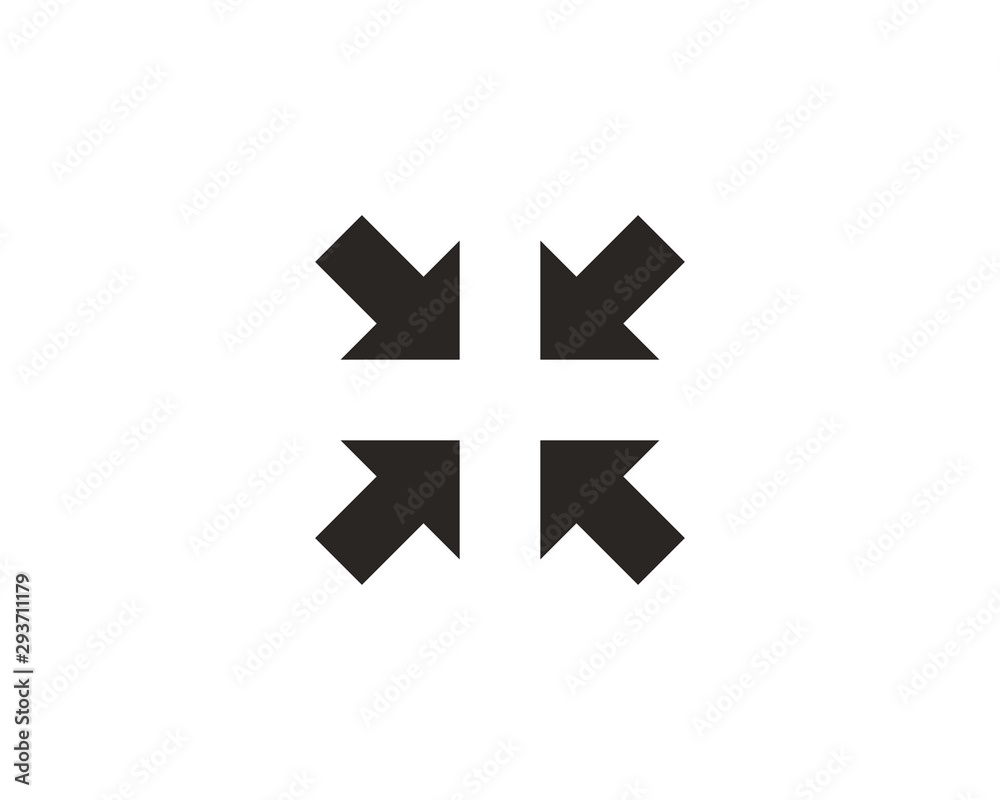 Full screen icon symbol vector Full screen icon symbol vector