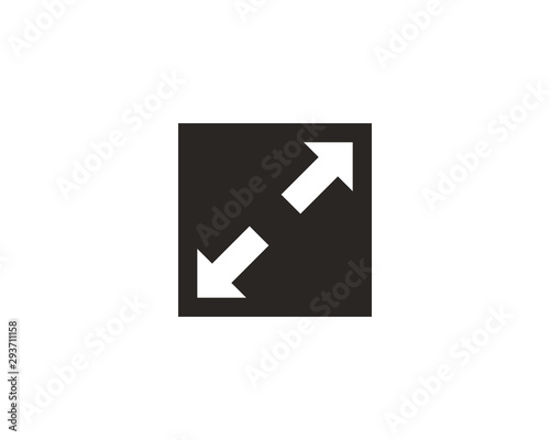 Free Download Full screen icon symbol vector - GFXLoad