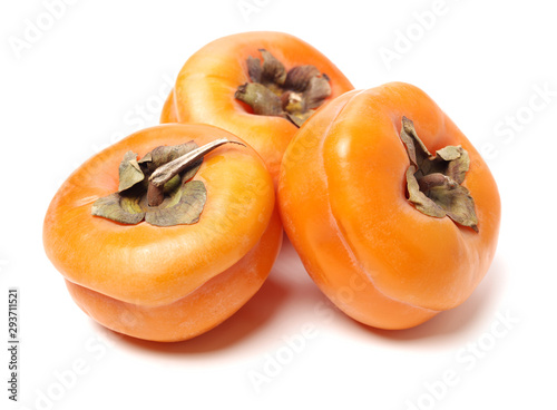 persimmon on a white background 
