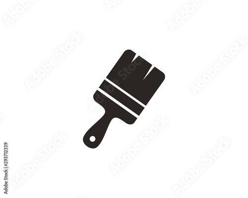 Paint brush icon symbol vector