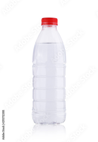 plastic bottle with water