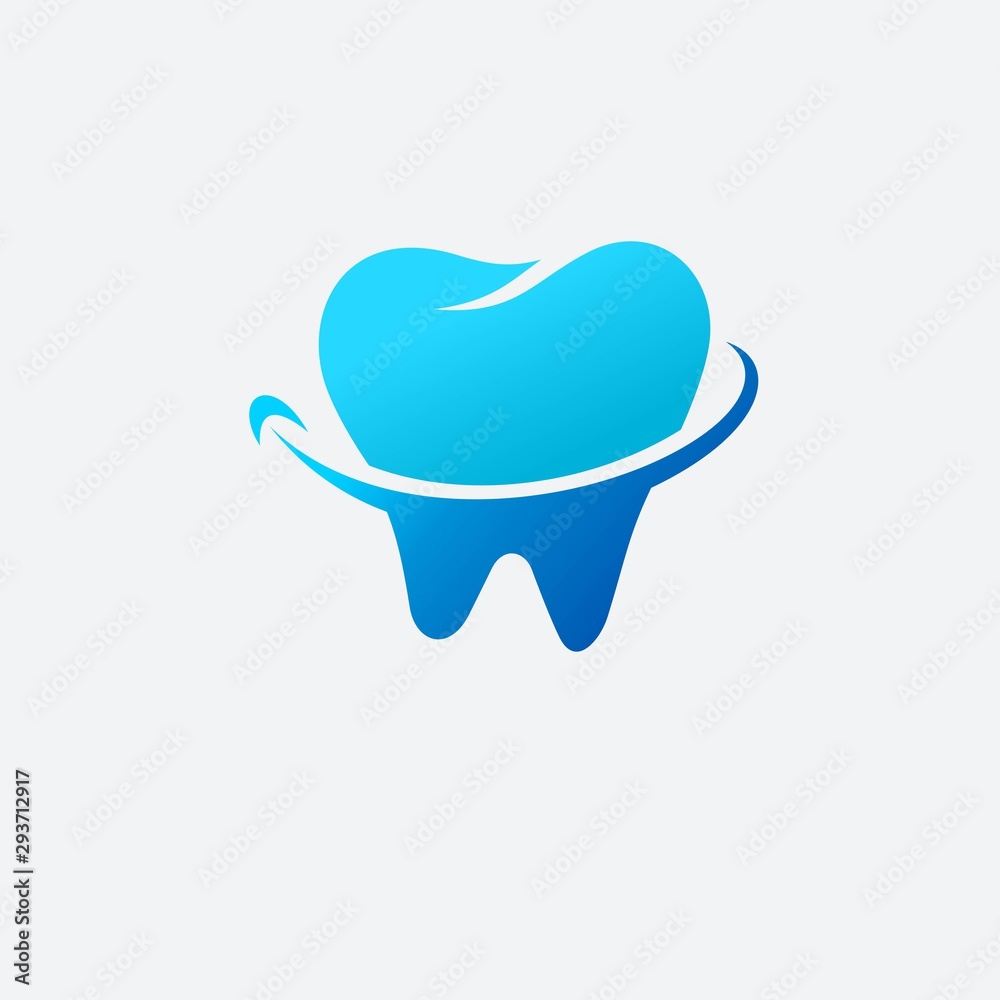 Smile tooth logo design