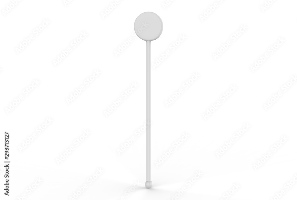 Promotional cocktail stirrer for branding. 3d render illustration. Promotional cocktail stirrer for branding. 3d render illustration.