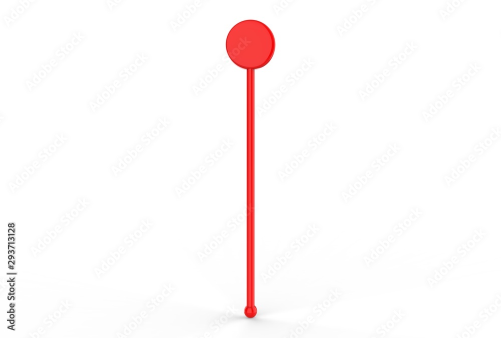 Promotional cocktail stirrer for branding. 3d render illustration. Promotional cocktail stirrer for branding. 3d render illustration.
