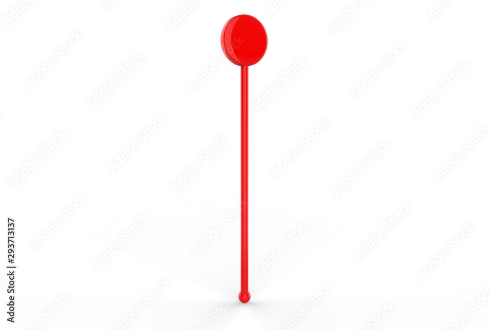 Promotional cocktail stirrer for branding. 3d render illustration. Promotional cocktail stirrer for branding. 3d render illustration.