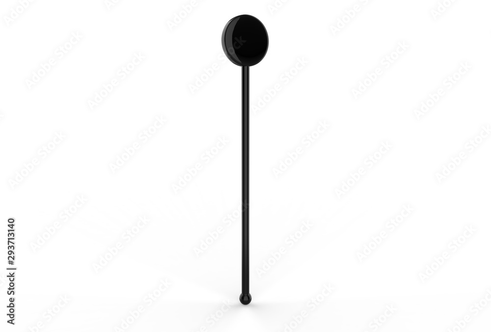 Promotional cocktail stirrer for branding. 3d render illustration. Promotional cocktail stirrer for branding. 3d render illustration.