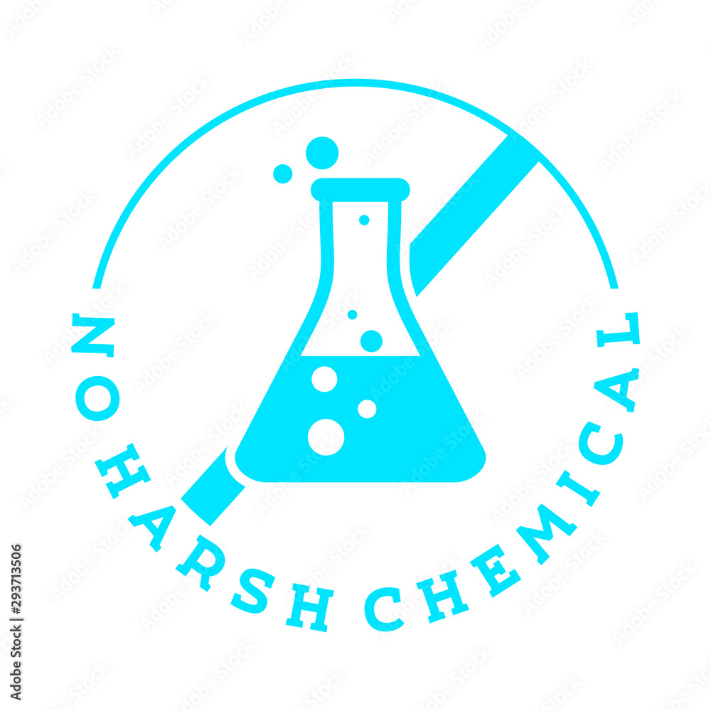 No Harsh Chemical icon for skincare No Harsh Chemical icon for skincare