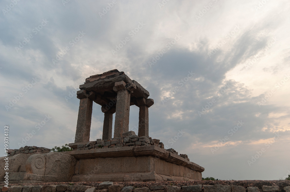 Ancient Architecture at Hampi,Karnataka,India