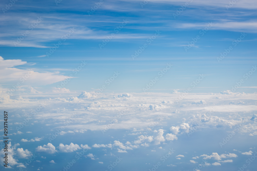 Naklejka premium Blue sky with clouds