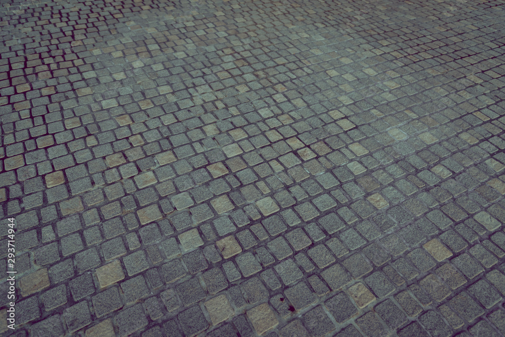Fototapeta premium Cobblestone pavement texture