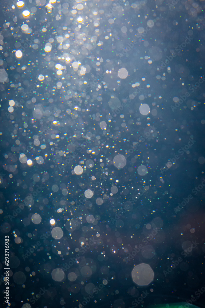 Obraz premium Abstract blur bokeh water texture