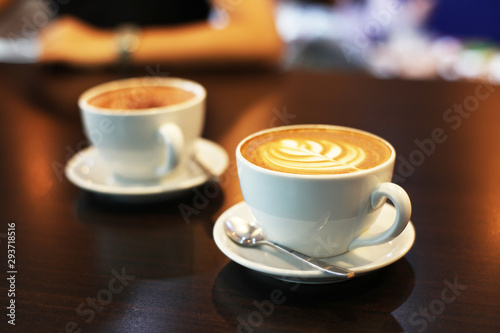 cup of coffee on table