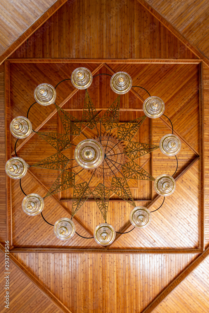 Obraz premium Bolu, Turkey, 29 September 2019: Goynuk, which is a historic district in the Bolu, Turkey. Gazi Suleyman Pasha Mosque.