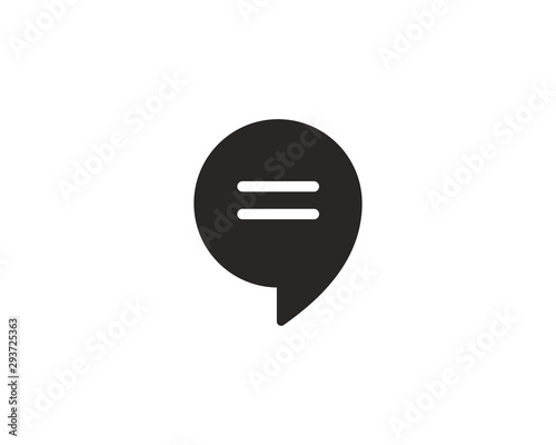 Talk icon symbol vector