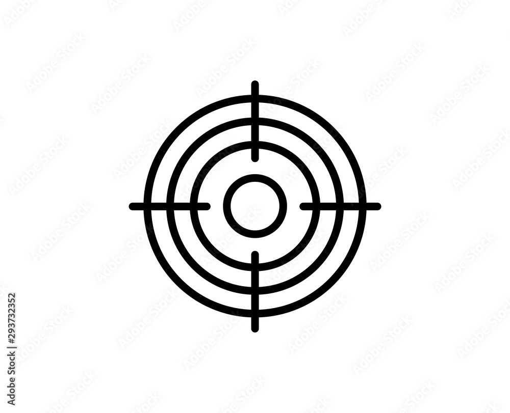 Target line icon Target line icon