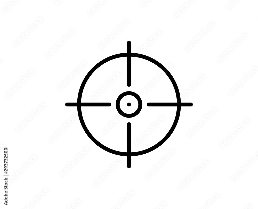 Target line icon Target line icon