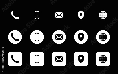 Contact Icons Set