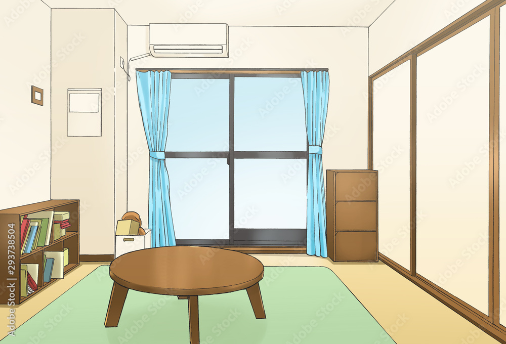 漫画風ペン画イラスト 住宅 マンション Stock イラスト Adobe Stock