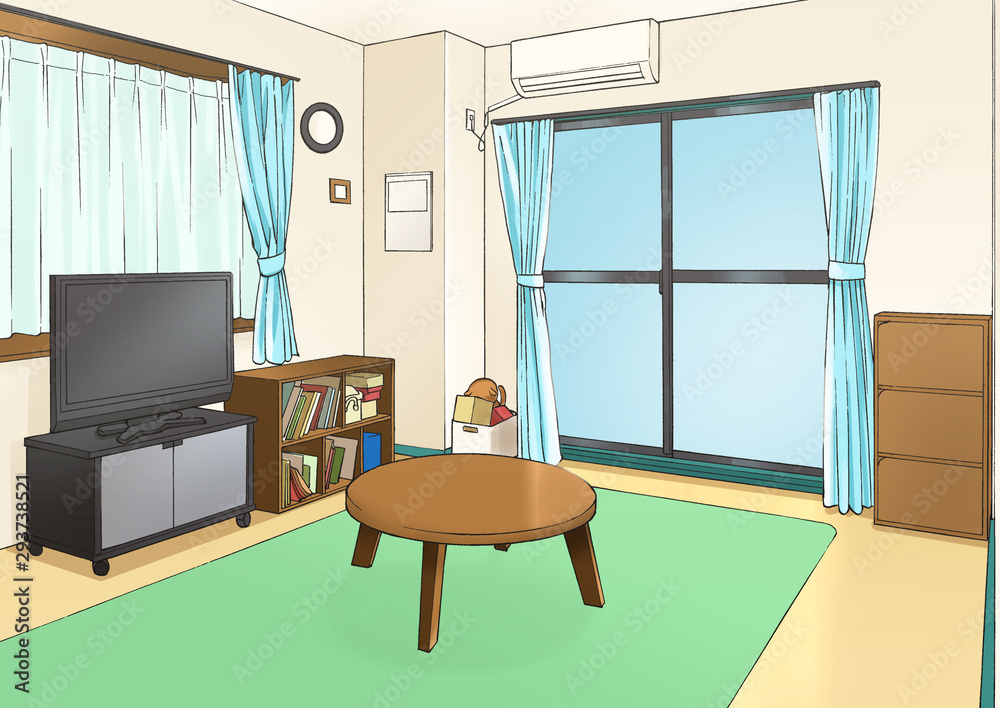 漫画風ペン画イラスト 住宅 マンション Stock イラスト Adobe Stock