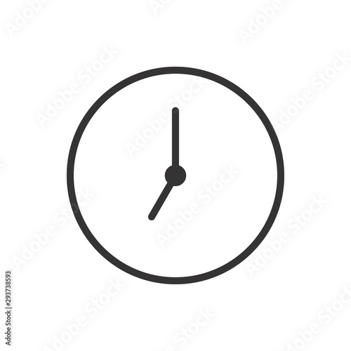 Clock Icon Vector Illustration