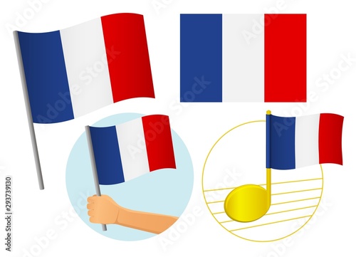 France flag icon set