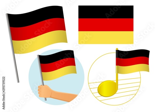 Germany flag icon set