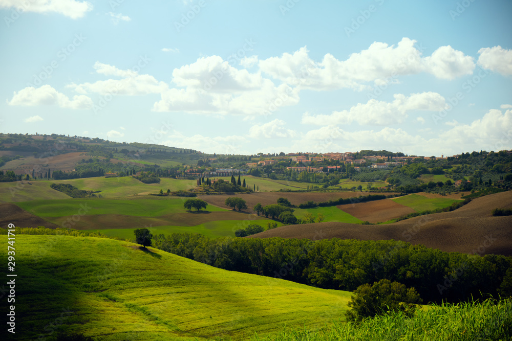 landscape in tuscany tuscan italy hill hills in autumn landscape in tuscany tuscan italy hill hills in autumn
