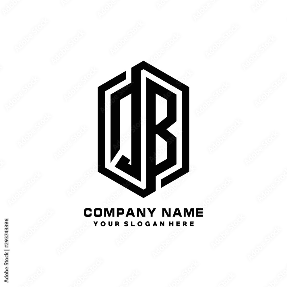 QQ initials business abstract logo in the shape of a hexagon, with a thick line connected around the letters QQ initials business abstract logo in the shape of a hexagon, with a thick line connected around the letters