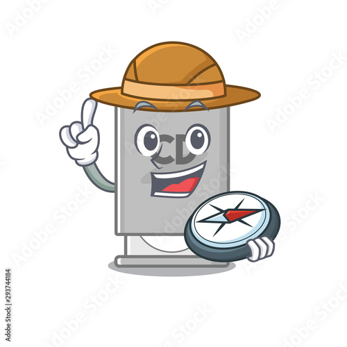 Explorer rom drive with the cartoon shape