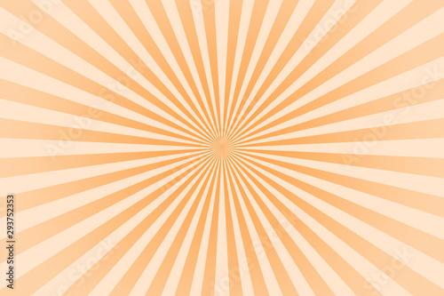 Orange pastel color rays abstract background, can use for test the resolution and focus of cameras and photo or cinema lens.