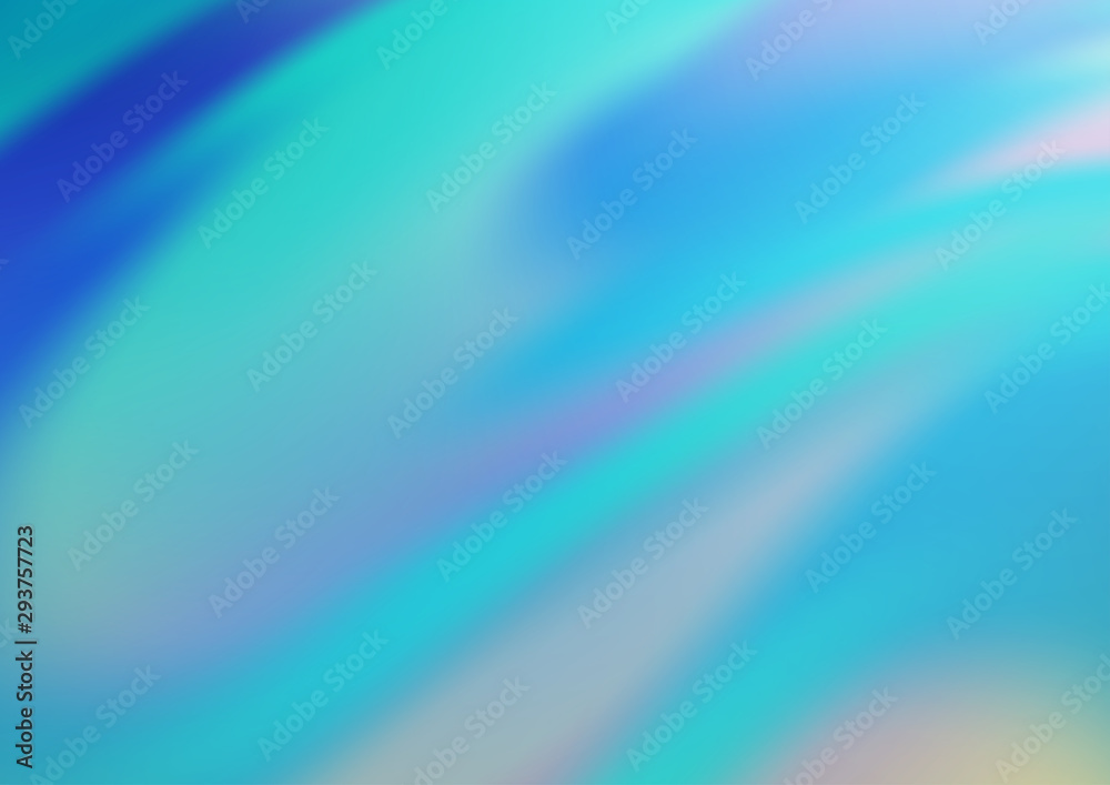 Light Blue, Green vector blurred shine abstract background. Colorful illustration in blurry style with gradient. The template for backgrounds of cell phones.