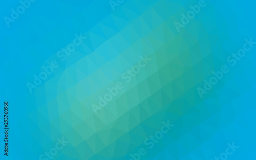 Light Blue, Green vector abstract polygonal layout. Triangular geometric sample with gradient. Brand new design for your business.